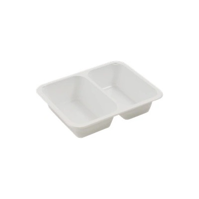 ECOFOL Plastová zatavovací miska 2D bílá PP 227x178x40 mm ideal pack® bal/50 ks