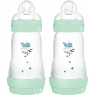 Mam Detská antikoliková fľaša Perfect Star Mint 2 x 260 ml