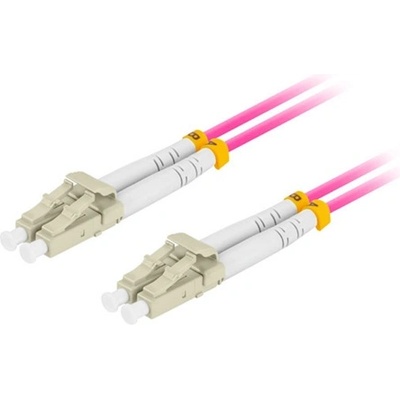 Lanberg Оптичен пластир MM LC/UPC-LC/UPC дуплекс 5m LSZH OM4 50/125 3.0mm лилав FO-LULU-MD41-0050-VT (FO-LULU-MD41-0050-VT)