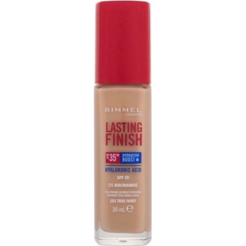Rimmel London Lasting Finish 35H SPF20 Dlhotrvajúci hydratačný make-up 103 True Ivory 30 ml