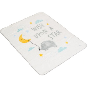 Cangaroo Одеяло 110/140 Softy Wish upon a star бял