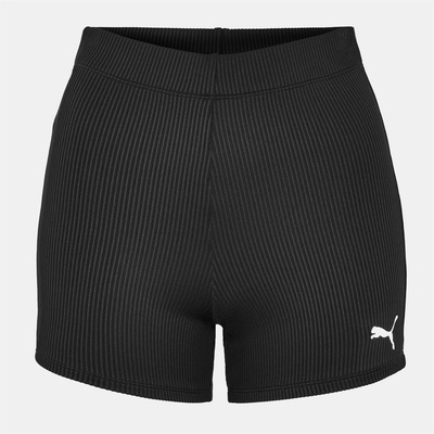 PUMA Къси панталони Puma Women's Ribbed Booty Shorts - Black Combo