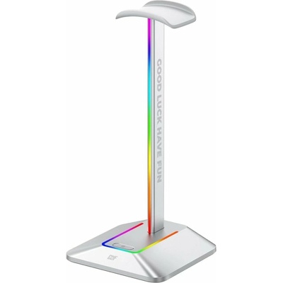 FragON Поставка за слушалки FragON Watchtower 2U RGB White, RGB подсветка, USB, бяла (FGLHH22WTWTR2URGB)