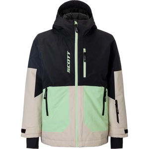Scott Детско ски яке Scott Kid's Junior Vertic Dryo Ski jacket - Black / Latte Beige - размер 152 (EU) (703-6580-0413)