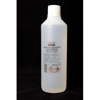 Amoené 2v1 Acetonový odlakovač a čistič gelu v jednom 500 ml