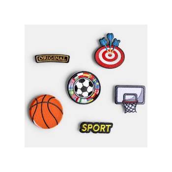 Goomby Текстилни емблеми Iron-On Sporty Cool 6 броя