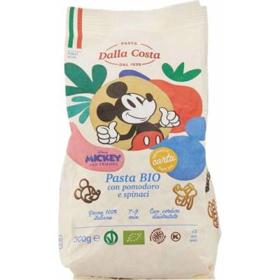 Dalla Costa Těstoviny Disney Mickey tricolore BIO 300 g
