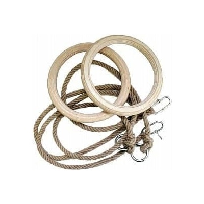 Spartan Drevené gymnastické kruhy 18 cm