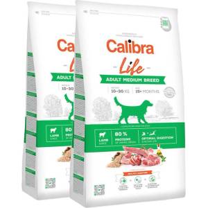 Calibra Dog Life Възрастен Среден Размер Агне 2 x 12 кг