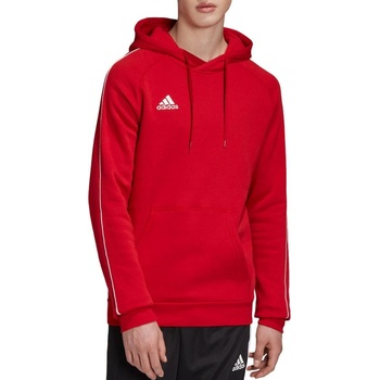 adidas Performance T19 Hoody tmavo čevená biela