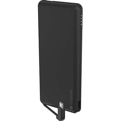 mophie Powerstation Plus 6000 mAh Power Bank - външна батерия с вграден USB-C кабел и USB изход за мобилни устройства
