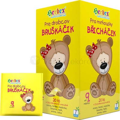 Herbex Pre drobcov BRUŠKÁČIK 30 g