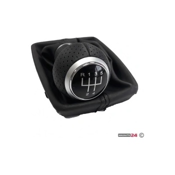 Paolo Топка за скоростен лост с маншон съвместима с Audi A4 08-17 с 5 скорости