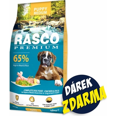 Rasco Premium Puppy & Junior Medium 15 kg