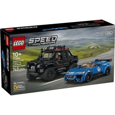 LEGO® SPEED CHAMPION 77264 Jaguar Project 7 a Land Rover Defender