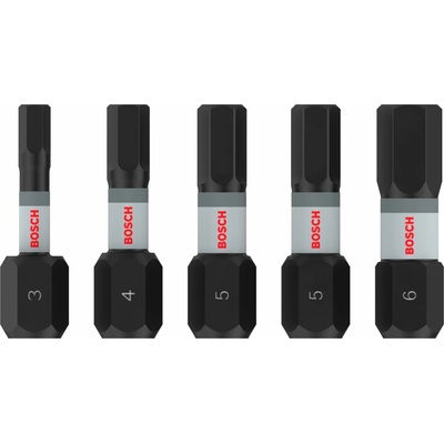 BOSCH PRO IMPACT HEX bit 25 mm SADA 5 ks