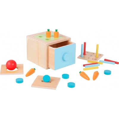 Montessori Tooky Toys box Vkládačka 4v1 – Zbozi.Blesk.cz