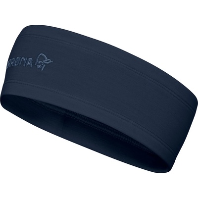 Norrøna Лента за глава Norrøna /29 Warmwool2 Headband - Indigo Night - размер One Size (904-1961-0311)