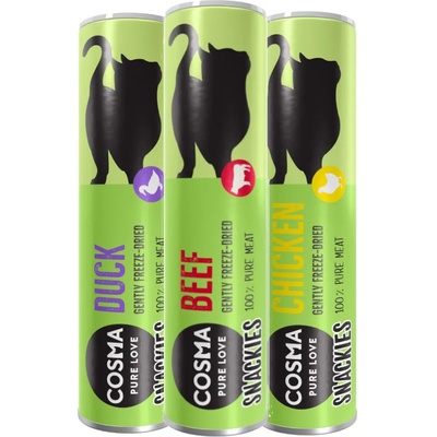 Cosma 70г Cosma Snackies смесена опаковка - 3 вида снакс