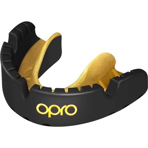 Opro Gold braces черно, златно adult (2765)