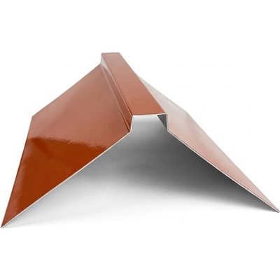 !Protec hrebenáč Design pozink 15,5 cm RAL 8004 Tehlová 1 m