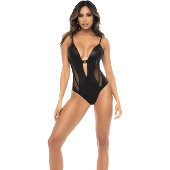 ostatní Mapalé Fenna - Bodysuit - S/M - Wet Look Black
