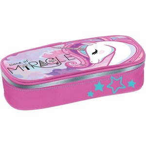 Graffiti Квадратен ученически несесер Graffiti Unicorn - Miracle, с 1 цип (231341) - kindermarket
