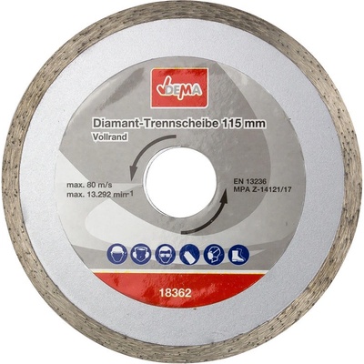Dema Diamantový rezný kotúč 115 mm DDT115V