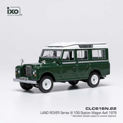 IXO Land Rover Series III 109 1978 Zelená 1:43