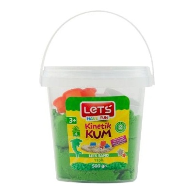 LET'S Кинетичен пясък 500 гр. Let`s L-10163 зелен