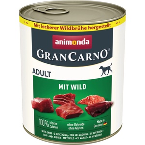 Animonda GranCarno Adult Dog вкус: Елено месо 800g