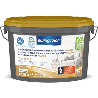 Swingcolor Plus 2,5 lsněhobílá matná