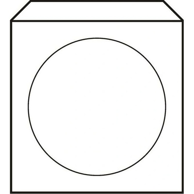 Harmanec-Kuvert Obálky na CD 125x125 s okienkom 100 ks