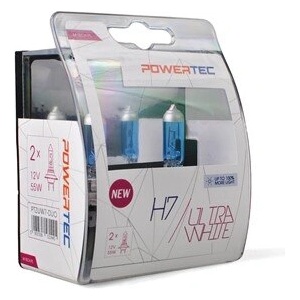 m-tech Powertec Ultra White H7 12V халогенни крушки к-т (PTZUW7-DUO)