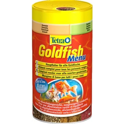 Tetra Goldfish Menu - Пълноценна и балансирана храна за златни рибки меню 250 мл