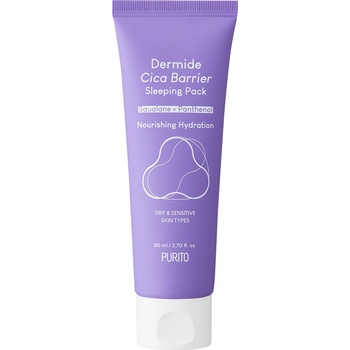 PURITO Dermide Cica Barrier Sleeping Pack Маска за лице дамски 80ml