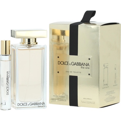 Dolce & Gabbana The One dámská EDT 100 ml + miniaturka roll-on EDT 7,4 ml dárková sada