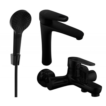 Mexen Kama R05 комплект за вана, черен - 72513R05-70 (72513R05-70)