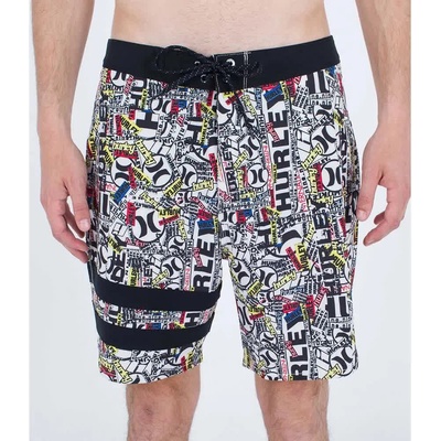 Hurley Бански гащета Hurley Phantom Eco 25Th S1 Block Party 18´´ swimming shorts - Multicolor (Barely Bone)