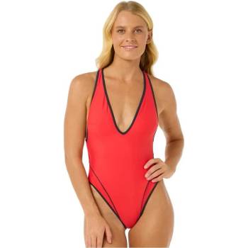 Rip Curl Бански костюм Rip curl Mahot High Leg swimsuit - Red (Red)