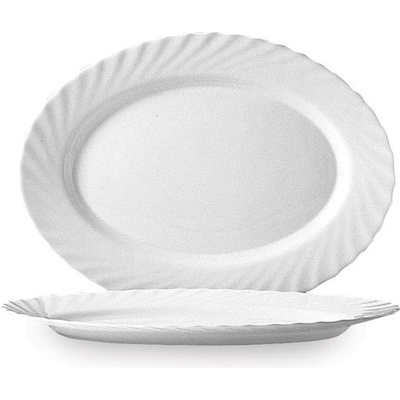 Arcoroc Oválná servírovací mísa Trianon 290 mm Bílá 290 x 214 x 22 mm