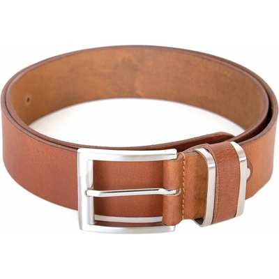 Alpenleder BELT DONAU kožený opasek hnědá cognac