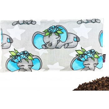 VFstyle Sleeping Elephant nahřívací polštářek 30x15 cm