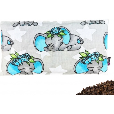 VFstyle Sleeping Elephant nahřívací polštářek 30x15 cm