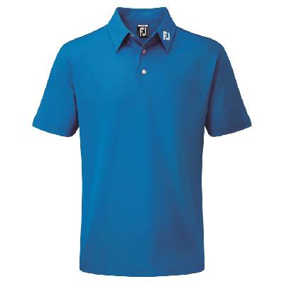 Юношеска блуза с яка FootJoy Footjoy Pique Solid Polo Shirt Juniors - Cobalt