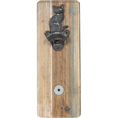 Otvírák na láhve kočka - 13*4*28 cm - Clayre & Eef