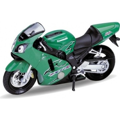 Welly Kawasaki 2001 Ninja ZX-12 R zelené 1:18