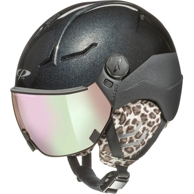 CP Helmets Дамска ски каска Cp helmets Women's Coya+ Ski helmet - Black Spark. / Black S. T. / Glas: Vario Brown WP Mirror - размер 53-55 cm (418-1119-0111)