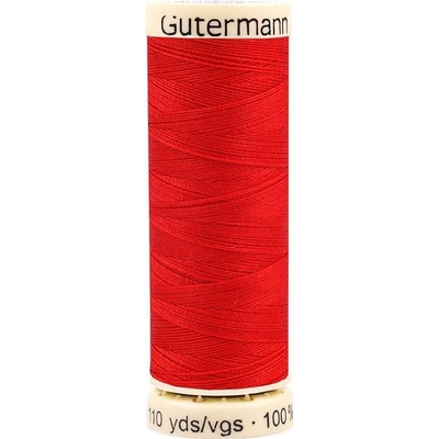 Polyesterové nitě návin 100 m Gütermann univerzální, střední, 156 Fiery Red
