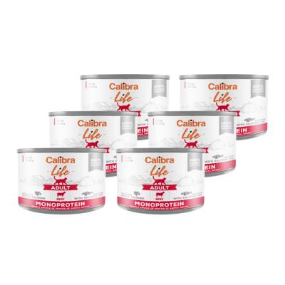 Calibra Cat Adult Life Beef 6x200g